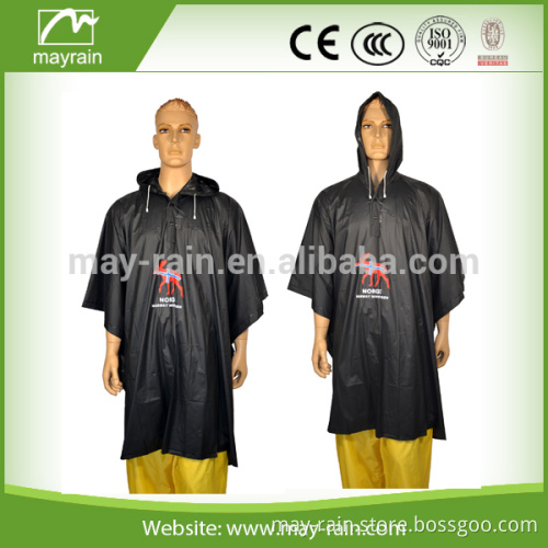 poncho with fashion printing